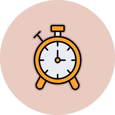 Alarm simgesinin vektör çizimi