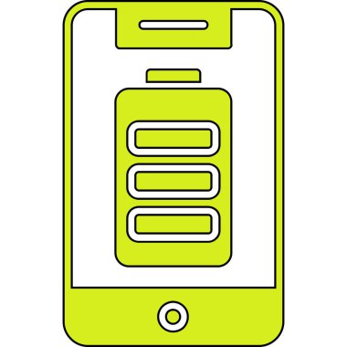 Akıllı telefon. Web simgesi basit illüstrasyon