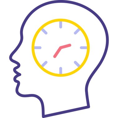 Beyin. Web simgesi basit tasarım