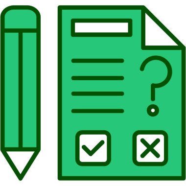 kontrol listesi simgesi, vektör illüstrasyonu