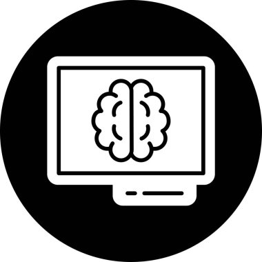 Kolayca değiştirebilen veya düzenleyebilen Beyin Vektörü simgesi