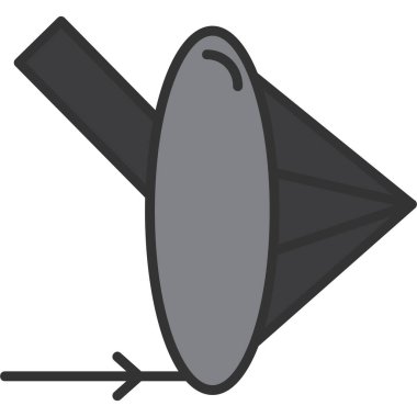 uydu anten vektör simgesi