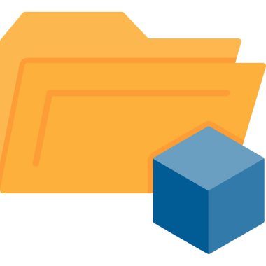 Dosya. Web simgesi basit illüstrasyon