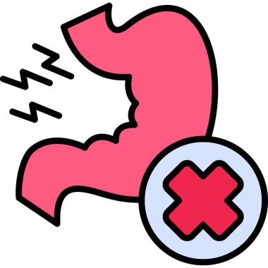 Dosyalanmış özet biçiminde hastalıklı hastalık simgesi