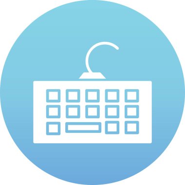 Benzersiz Radyo Vektör Satırı Simgesi