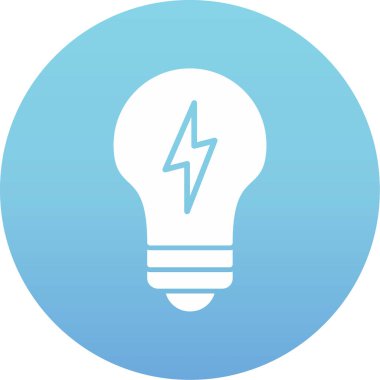 ampul simgesi vektör illüstrasyonu