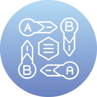 seo modern simgesinin vektör illüstrasyonu