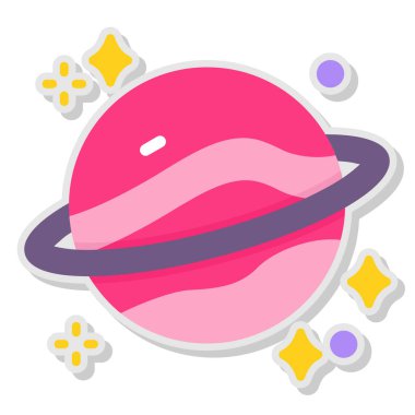 Uzaylı ikonu. ağ için uzaylı vektör simgelerinin karikatür çizimi