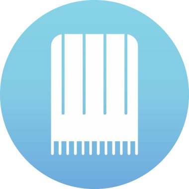 Tarak. Web simgesi basit illüstrasyon