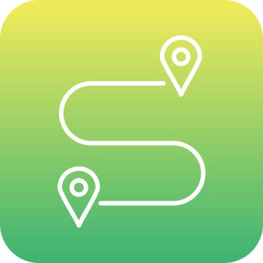 eşsiz konum konum vektör simgesi