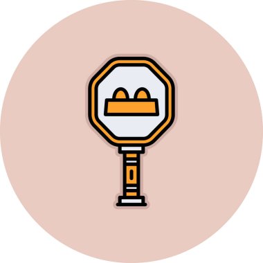 kek ikonu vektör illüstrasyonu