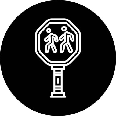 Konumun eşsiz vektör simgesi