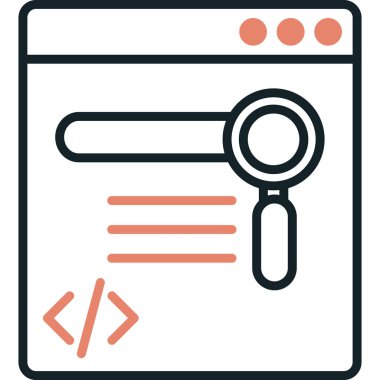 Web geliştirme renkli simge