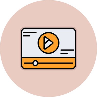 Bir film oyuncusunun vektör illüstrasyonu