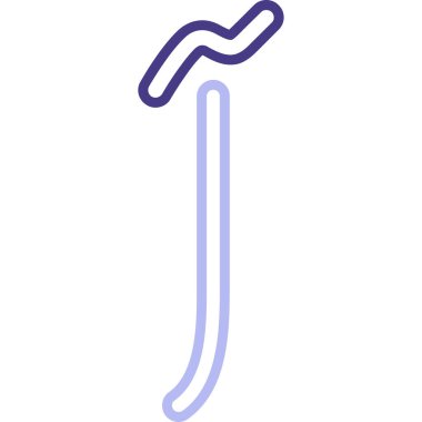 Çizgi film simgesinin vektör illüstrasyonu