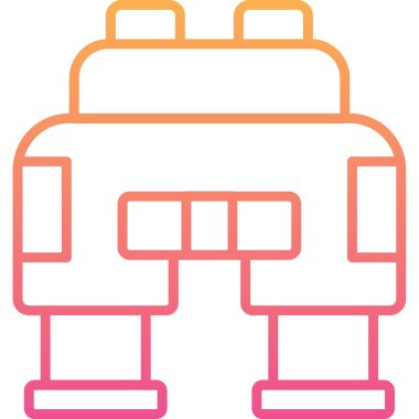 - Araba. Web simgesi basit illüstrasyon