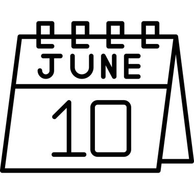 takvim çizgisi vektör tasarımı