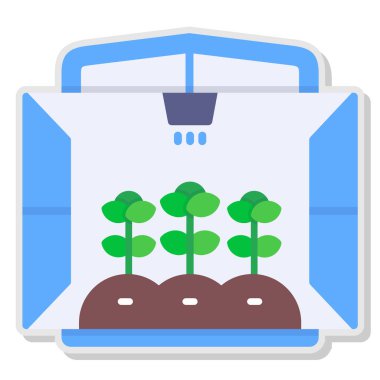 bitki simgesi vektör illüstrasyonu