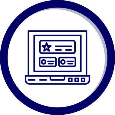 seo modern simgesinin vektör illüstrasyonu