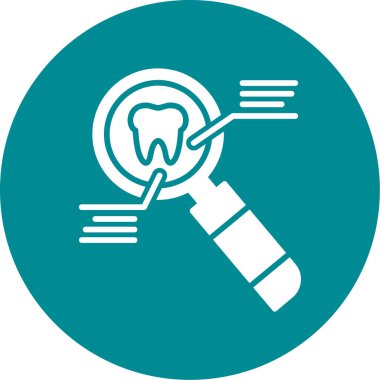 Modern b 'nin vektör illüstrasyonu dişçi ikonu eksikliği