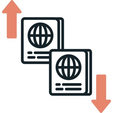 veri sunucusu simgesi, basit illüstrasyon