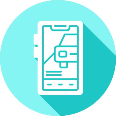 mobil simge vektör illüstrasyonu