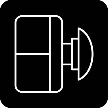 Modern oto tamir simgesinin vektör illüstrasyonu