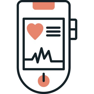 Kan basıncı vektör simgesi