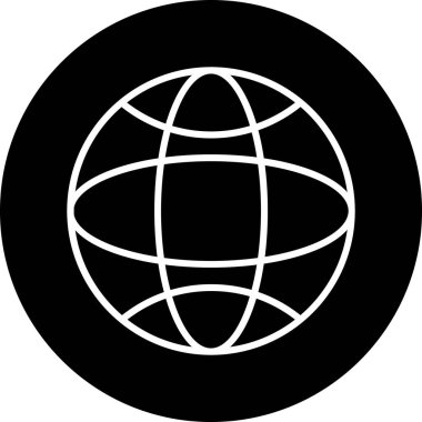 Moda biçimi arka planında dünya küresi simgesi