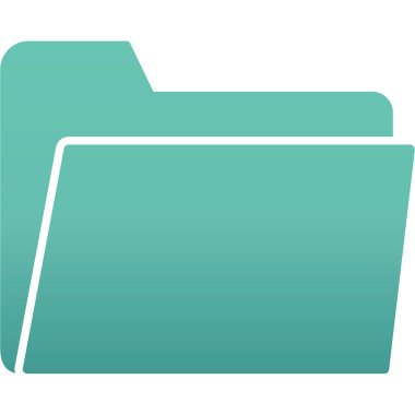 klasör simgesi. Basit resimleme