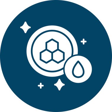 Bir kimyasal simgenin vektör illüstrasyonu