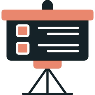 reklam panosu reklam simgesi - taslak biçimi