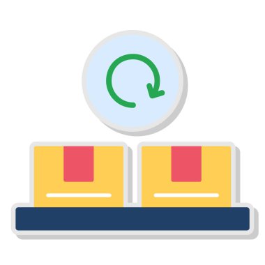 veri depolama düz renkli simgesi