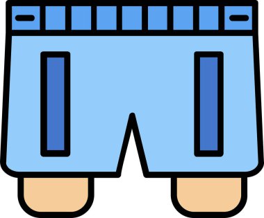 Elbise giysi simgesi - taslak biçimi