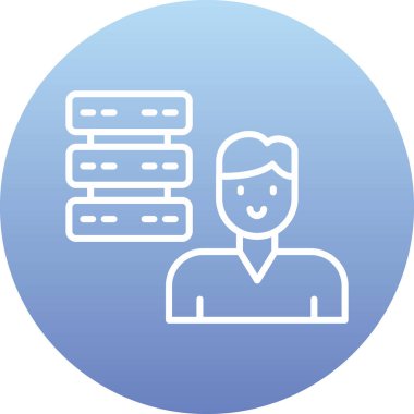 Bir dizüstü bilgisayar simgesinin vektör illüstrasyonu