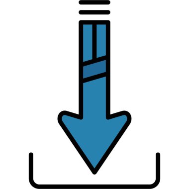 ok simgesi vektör illüstrasyonu