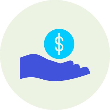 Dolar simgesi, vektör illüstrasyonu