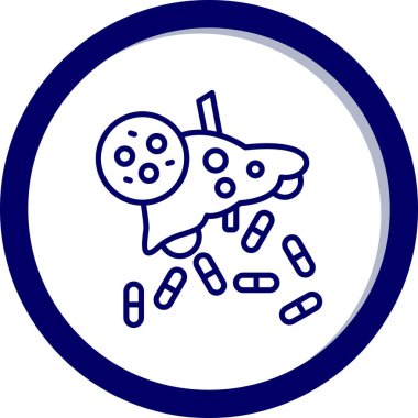 tıbbi hap vektör simgesi