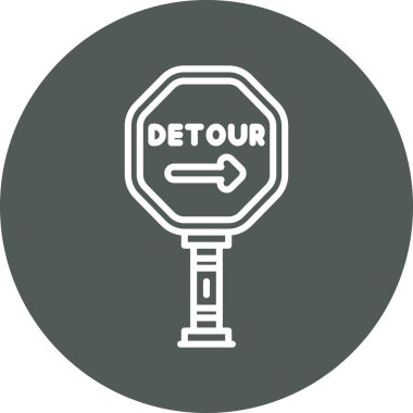 Modern simgenin vektör illüstrasyonu