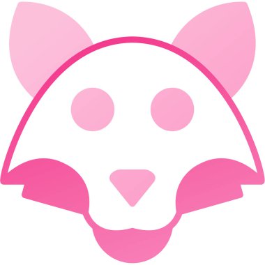 Doldurulmuş hayvan kedi hayvan simgesi - taslak biçimi