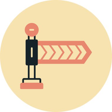 Trafik konisi vektör illüstrasyonu