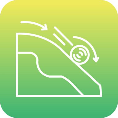 Bir enerji simgesinin vektör illüstrasyonu