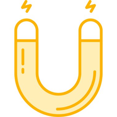 Mıknatıs Web simgesi basit illüstrasyon