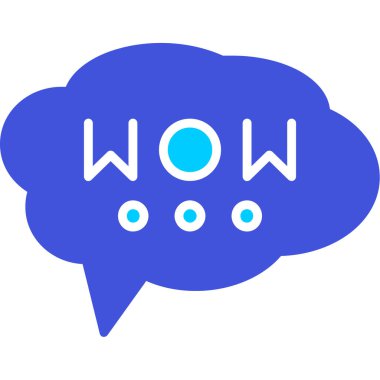 Kabarcık sohbet simge vektör çizim