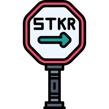 Trafik ışığı simgesi. Web için basit trafik vektör simgeleri çizimi