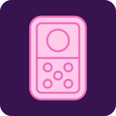 Dolu - ana hat biçiminde uzaktan kontrol simgesi