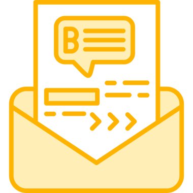 Konuş. Web simgesi basit illüstrasyon