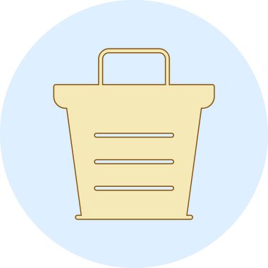 Alışveriş arabası ikon vektör illüstrasyonu