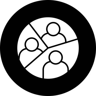 İnsan simgesinin vektör illüstrasyonu