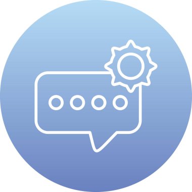 ileti ikonu vektör illüstrasyonu